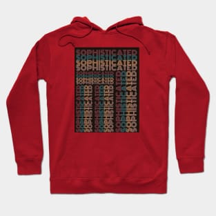 Sophisticated- retro 80s popular color Hoodie